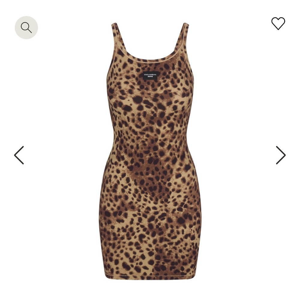 DOLCE&GABBANA X SKIMS cotton rib mini dress